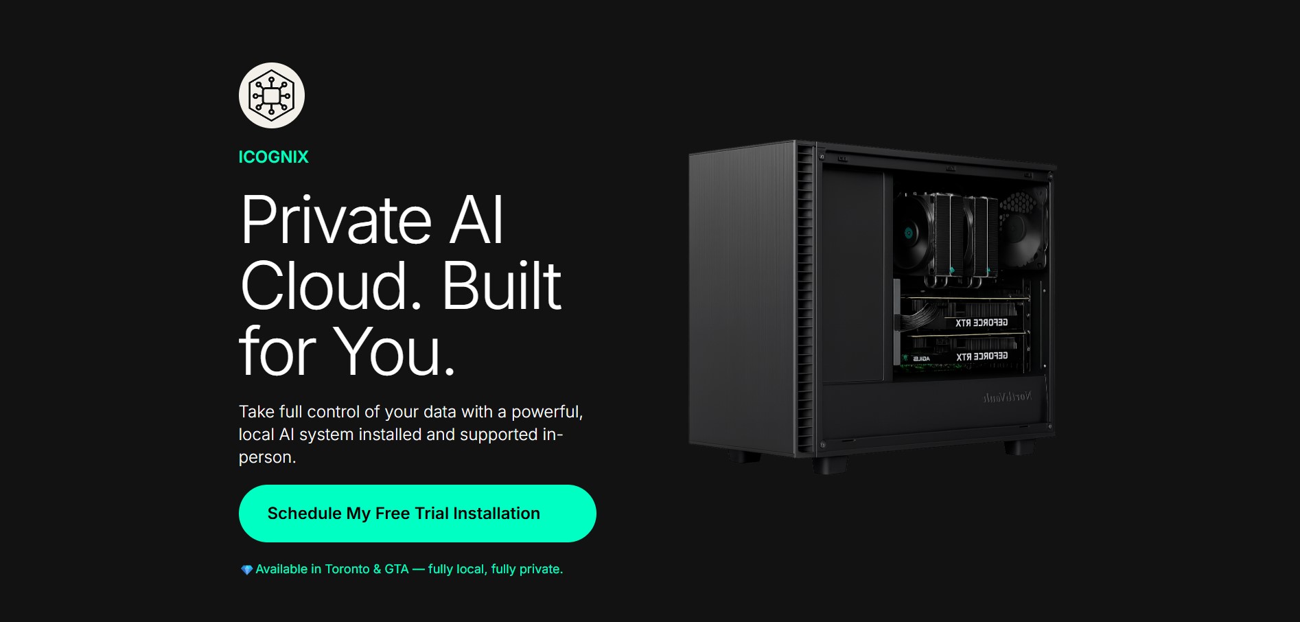 Icognix - Private AI Cloud. Built for You.